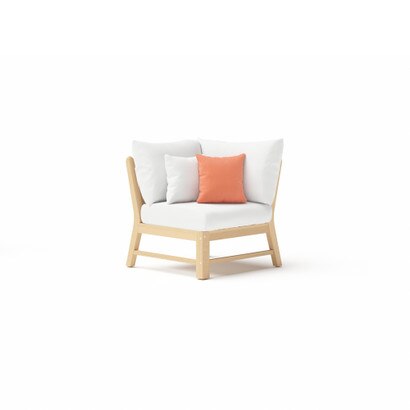 Kooper™ Corner Chair - Cast Coral