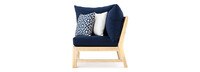 Kooper™ Sunbrella® Outdoor Corner Chair - Navy Blue