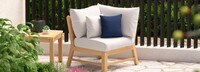 Kooper™ Sunbrella® Outdoor Corner Chair - Navy Blue