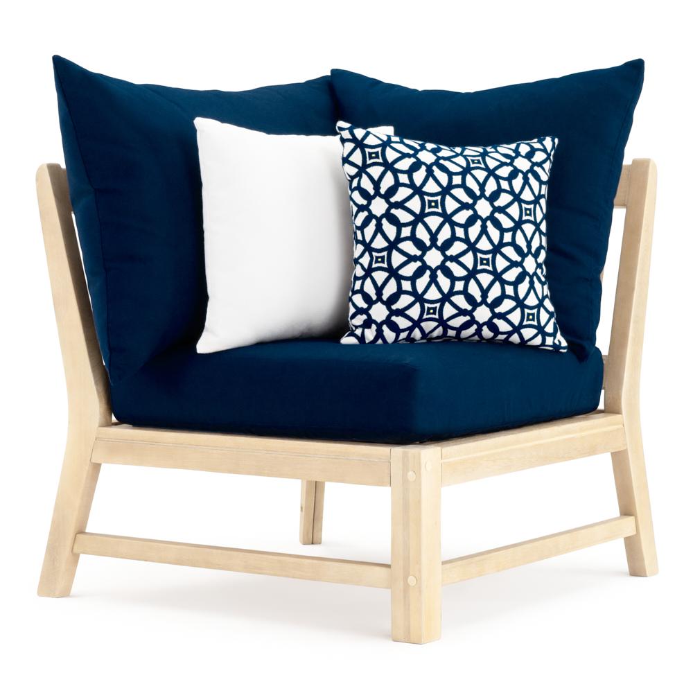 Kooper™ Sunbrella® Outdoor Corner Chair - Navy Blue
