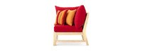 Kooper™ Corner Chair - Sunset Red