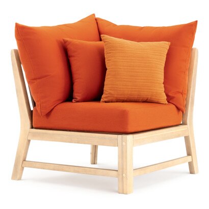 Kooper™ Corner Chair - Tikka Orange