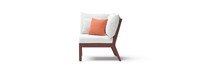 Vaughn™ Outdoor Corner Chair - Cast Coral