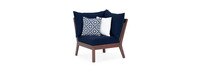Vaughn™ Sunbrella® Outdoor Corner Chair - Navy Blue