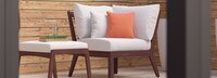 Vaughn™ Outdoor Corner Chair - Spa Blue