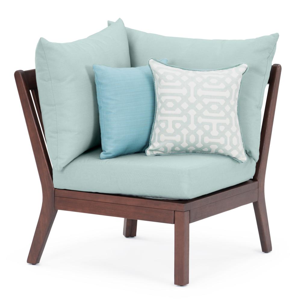 Vaughn Corner Chair - Spa Blue