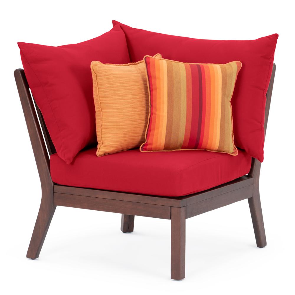 Vaughn™ Outdoor Corner Chair - Sunset Red