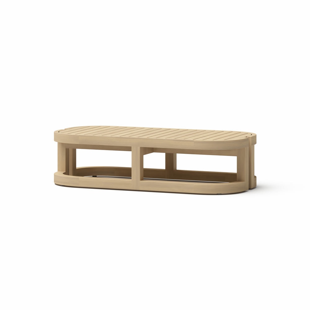 Sarpa Acacia Wood 55x27 Outdoor Patio Coffee Table
