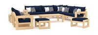 Benson™ 11 Piece Sunbrella® Outdoor Estate Collection - Navy Blue