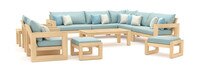 Benson™ 11 Piece Sunbrella® Outdoor Estate Collection - Spa Blue