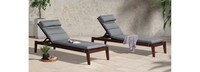 Vaughn 18 Piece Sunbrella® Outdoor Patio Estate Collection - Charcoal Gray