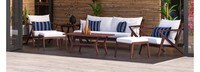 Vaughn 18 Piece Sunbrella® Outdoor Patio Estate Collection - Centered Ink