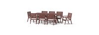Vaughn 18 Piece Sunbrella® Outdoor Patio Estate Collection - Cast Coral