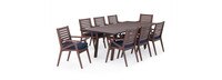 Vaughn 18 Piece Sunbrella® Outdoor Patio Estate Collection - Navy Blue