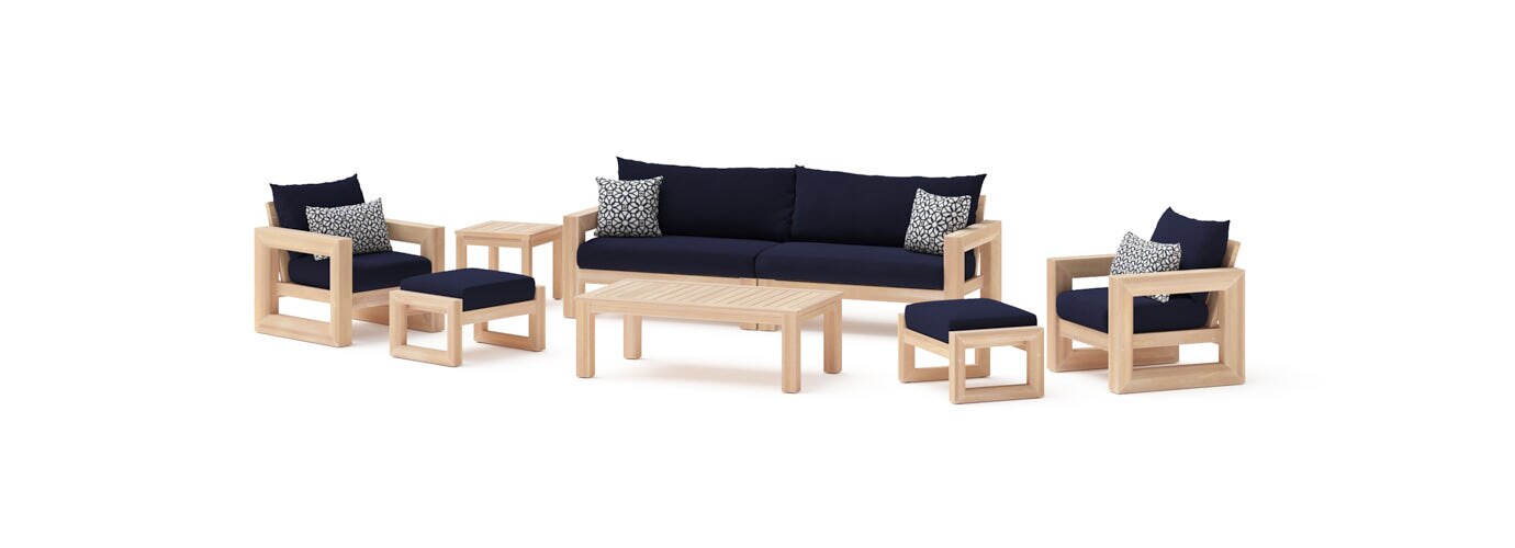 Benson 19 Piece Sunbrella Outdoor Patio Estate Collection - Thumbnail 4