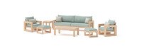 Benson 19 Piece Sunbrella® Outdoor Patio Estate Collection - Spa Blue