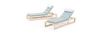 Benson 19 Piece Sunbrella® Outdoor Patio Estate Collection - Spa Blue