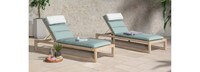 Benson 19 Piece Sunbrella® Outdoor Patio Estate Collection - Spa Blue