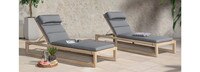 Benson™ Chaise Lounges - Navy Blue