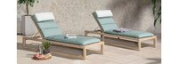 Benson™ Chaise Lounges - Navy Blue