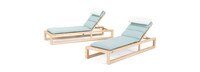 Benson™ Chaise Lounges - Spa Blue