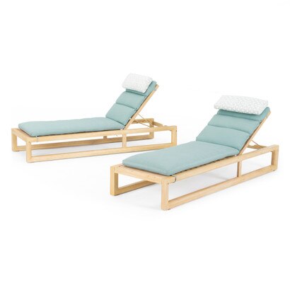 Benson™ Chaise Lounges - Spa Blue
