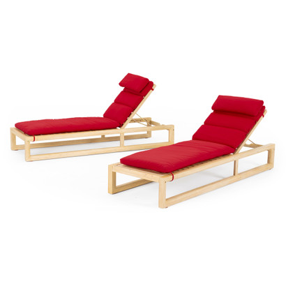 Benson™ Chaise Lounges - Sunset Red