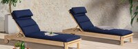 Kooper™ Set of 2 Sunbrella® Outdoor Chaise Lounges - Spa Blue