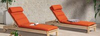 Kooper™ Set of 2 Sunbrella® Outdoor Chaise Lounges - Spa Blue