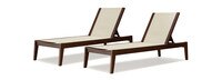 Vaughn™ Set of 2 Outdoor Chaise Lounge Chairs