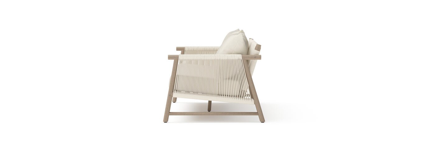 RST Brands Diamondback Acacia Wood Sofa - Thumbnail 4