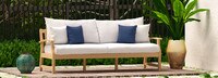 Kooper™ 76in Sunbrella® Outdoor Sofa - Spa Blue
