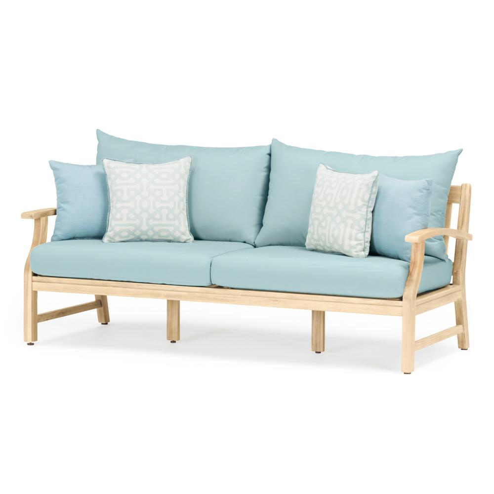 Kooper™ 76in Sunbrella® Outdoor Sofa - Spa Blue