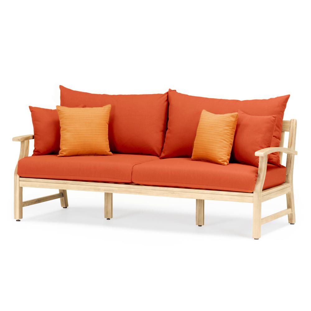 Kooper™ 76in Sofa - Tikka Orange