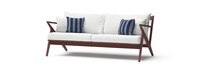 Vaughn™ 76in Outdoor Sofa - Centered Ink