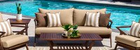 Vaughn™ 76in Outdoor Sofa - Centered Ink