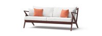 Vaughn™ 76in Outdoor Sofa - Cast Coral