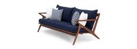 Vaughn™ 76in Outdoor Sofa - Navy Blue