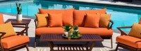 Vaughn™ 76in Outdoor Sofa - Spa Blue