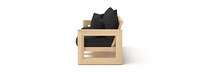 Benson™ 96in Sofa - Canvas Black