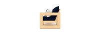 Benson™ 96in Sunbrella® Outdoor Sofa - Navy Blue