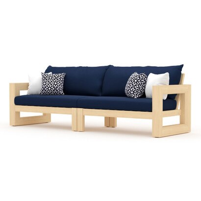 Benson™ 96in Sunbrella® Outdoor Sofa - Navy Blue