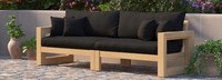Benson™ 96in Sofa - Sunset Red
