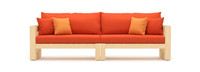 Benson™ 96in Sofa - Tikka Orange