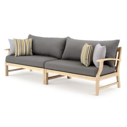 Kooper™ 96in Sunbrella® Outdoor Sofa - Charcoal Gray