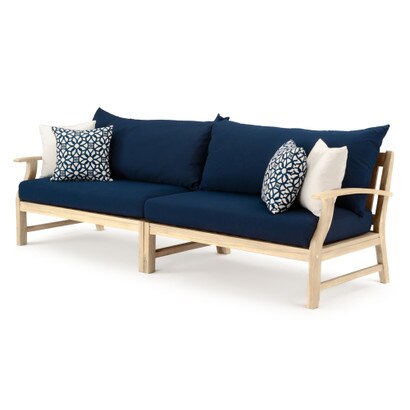 Kooper™ 96in Sunbrella® Outdoor Sofa - Navy Blue