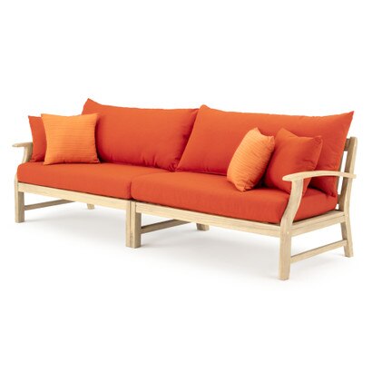 Kooper™ 96in Sofa - Tikka Orange