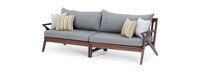 Vaughn™ 96in Outdoor Sofa - Charcoal Gray