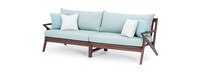 Vaughn™ 96in Outdoor Sofa - Spa Blue