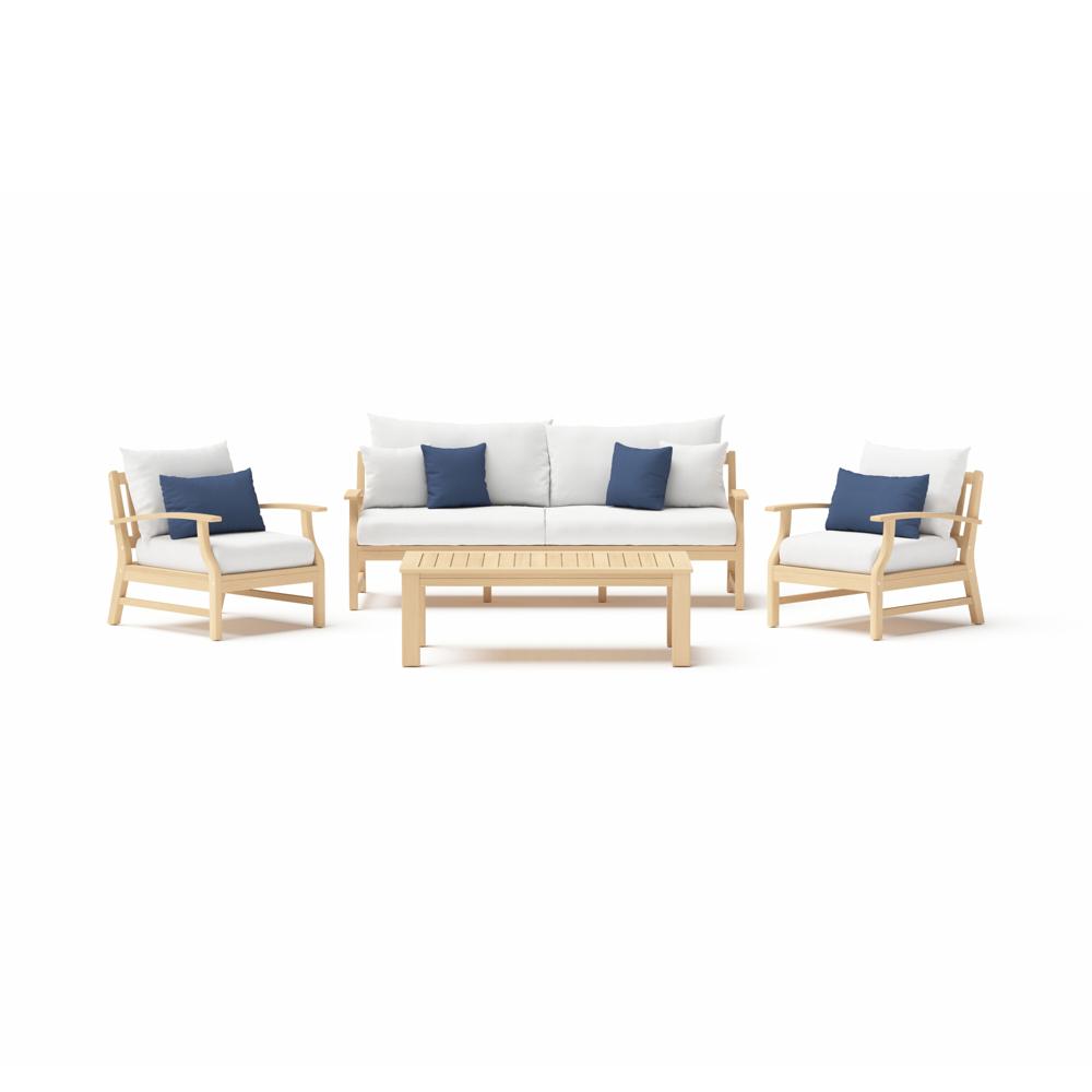 Kooper™ 4 Piece Outdoor Sofa & Club Chair Set - Bliss Ink